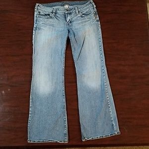 Silver jeans flare bottom